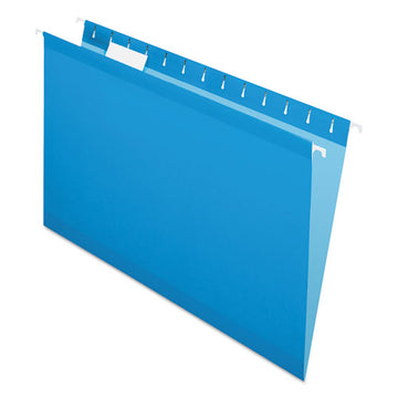 Pendaflex® Colored Reinforced Hanging Folders, Legal Size, 1-5-cut Tab, Blue, 25-box freeshipping - TVN Wholesale